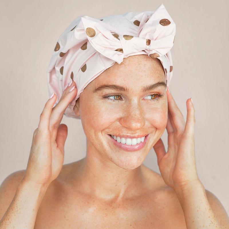 Recycled Polyester Luxe Shower Cap