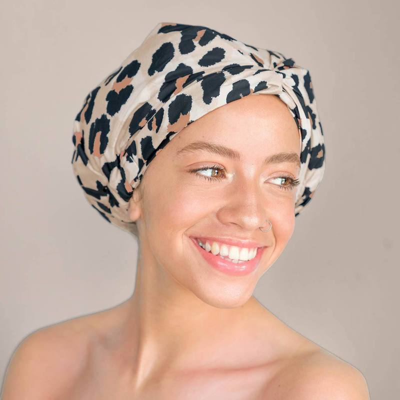 Recycled Polyester Luxe Shower Cap